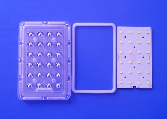 24pcs 크롬 XTE LED PCB를 가진 Shoebox 크롬 3535 LED 점화 단위