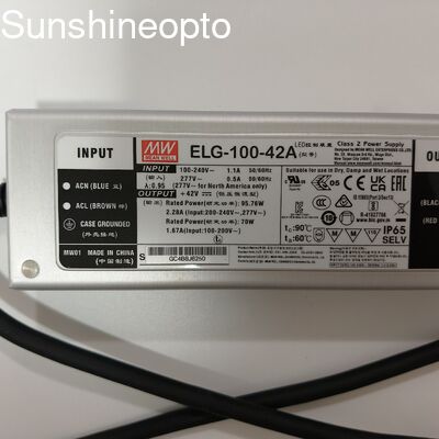 70-100W 방수 IP65/IP67 정전류 LED 전원 공급 장치 (LED 조명용 알루미늄 하우징 포함)
