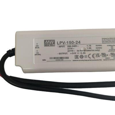 LED 실내 조명용 대량 150W 24V 단일 출력 IP67 방수 전원 공급 장치