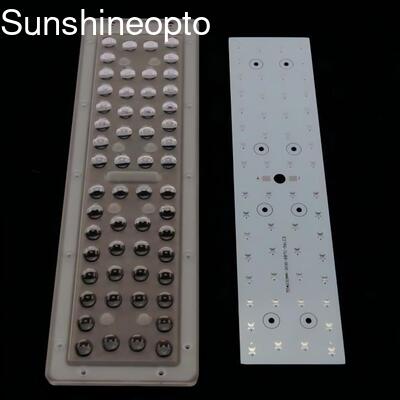 다양한 각도의 빔 각도와 높은 광속을 위한 SMD 3030 LED를 갖춘 56W PC LED 가로등 렌즈