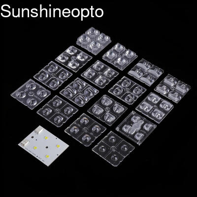 거리와 홍수 조명을 위한 다중 관점으로 50x50mm LED 광 렌즈