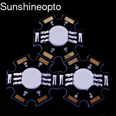 120도 빔 각도 및 별 디자인을 갖춘 3W RGB 고전력 LED 발광 다이오드