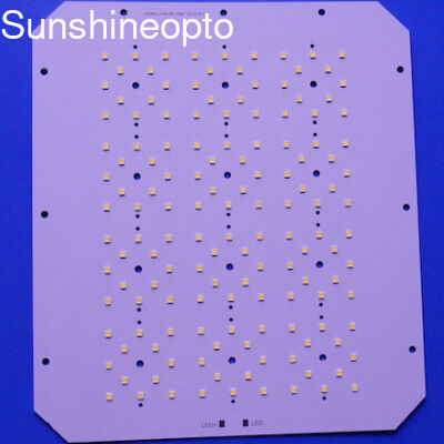 맞춤형 120W 144 포인트 3030 SMD PCB 보드(50x50mm LED 렌즈 포함)