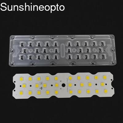 7070 SMD LED 가로등 모듈, 158x103도 빔 각도, 5050 SMD LED 칩 사용, 50W-120W 보도 조명용