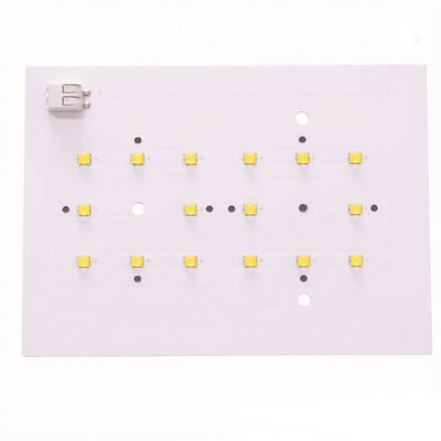 LED 조명 단층 백색 PCB 제조업체를 위한 맞춤형 알루미늄 LED PCB 보드