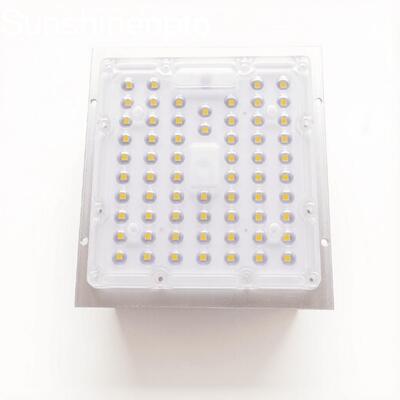 90° 정사각형 3030 LED 렌즈 모듈 알루미늄 PCB OEM/ODM 제조업체가 포함된 64-LED 광학 PC 렌즈