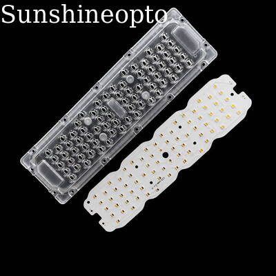 80×150도 빔 각도의 60W 72pcs SMD 3030 LED 가로등 모듈