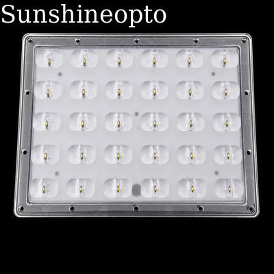 30W LED 가로등 개조 키트 90×126° 빔 각도 LED 렌즈 OEM/ODM 공급업체