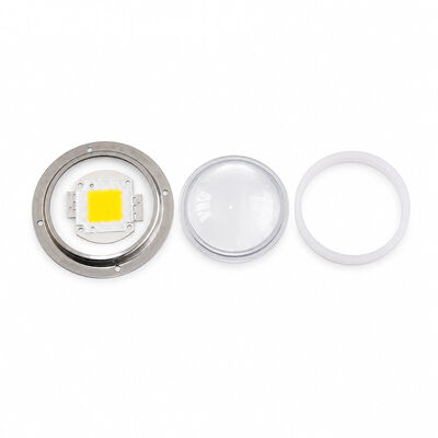 높은 만 빛을 위한 93% 투과율을 가진 78mm 직경 120 정도 광속 각 LED 유리 렌즈