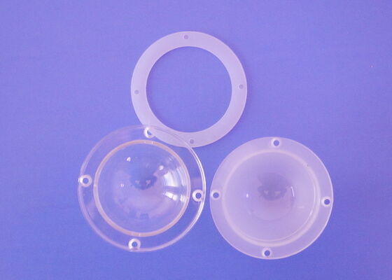 투명한 120 도 Dia 90MM 높은 만 COB 렌즈