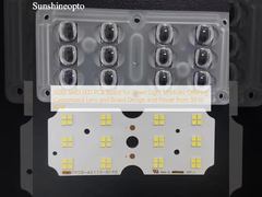 3030 스트리트 라이트 모듈용 SMD LED PCB 보드 사용자 정의 렌즈 및 보드 디자인 및 30 ~ 45W의 전력을 제공합니다