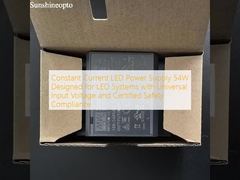 정전류 LED 전원 공급 장치 54W, 범용 입력 전압 및 인증된 안전 규정을 갖춘 LED 시스템용으로 설계