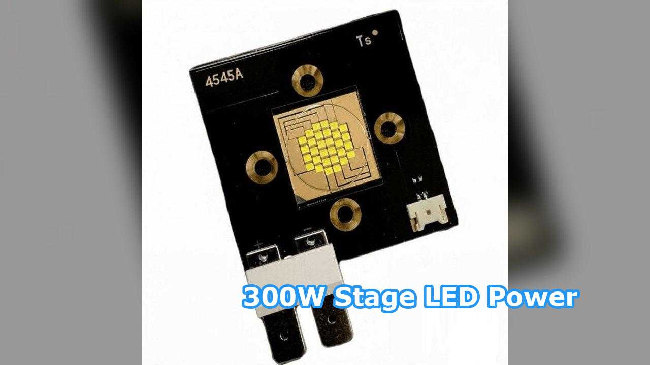 300W Stage COB LED: Bright, Cool, Long-Lasting