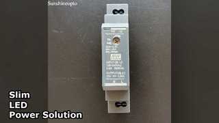 12V 15W LED 전원 공급 장치 슬림형 DIN 레일